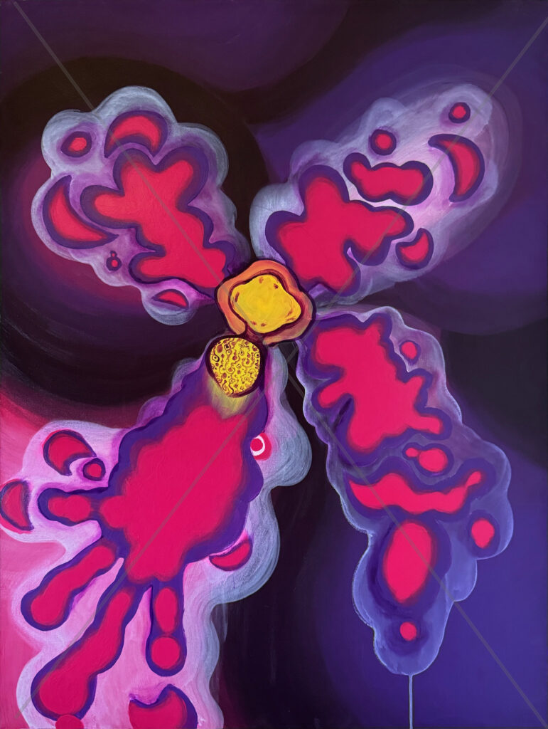 Orchid Abstract Purple