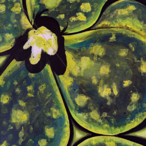 Orchid Abstract Green